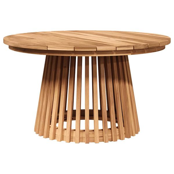 vidaXL Table d'appoint Marron 70 x 70 x 40 cm Bois de teck massif