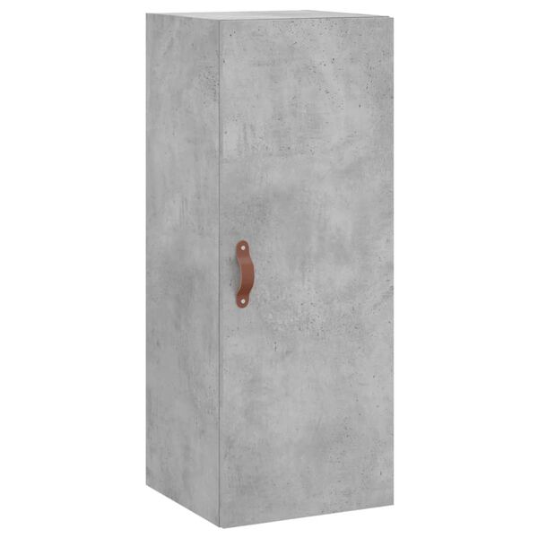 vidaXL Armoire murale gris b&eacute;ton 34,5x34x90 cm