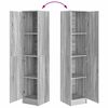 vidaXL Highboard Sonoma gris 35 x 39 x 168 cm Bois d'ingénierie