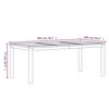 vidaXL Ensemble &agrave; manger de jardin 5pcs Bois de teck massif