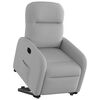 vidaXL Fauteuil inclinable &eacute;lectrique gris nuage tissu