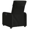 vidaXL Fauteuil de massage inclinable &eacute;lectrique Noir Tissu