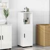 vidaXL Cabinet de salle de bain Blanc brillant 30 x 35 x 95 cm