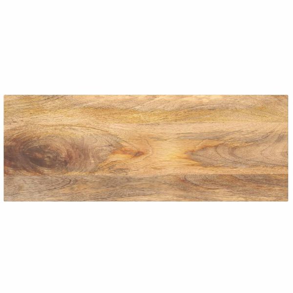 vidaXL Dessus de table 80x20x3,8 cm rectangulaire bois massif manguier