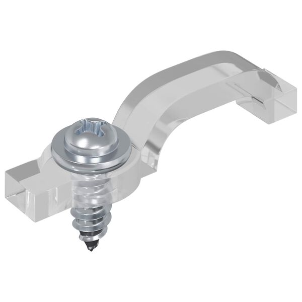 vidaXL Bande LED 2 pcs Noir et Transparent 5100 mm Cuivre et plastique