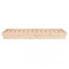 vidaXL Cadre de lit &agrave; LED sans matelas 100x200 cm bois massif