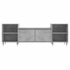 vidaXL Meuble TV Gris b&eacute;ton 160x35x55 cm Bois d'ing&eacute;nierie
