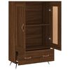 vidaXL Buffet haut ch&ecirc;ne marron 69,5x31x115 cm bois d'ing&eacute;nierie