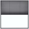 vidaXL Moustiquaire pliss&eacute;e &agrave; fen&ecirc;tre Aluminium Anthracite 120x120 cm