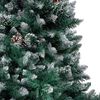 vidaXL Sapin de Noël artificiel Vert 180 cm PVC, Acier et Plastique