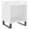 vidaXL Tables de chevet 2 pcs blanc brillant 40x35x50 cm