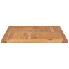 vidaXL Dessus de table Bois de teck solide 70x70x2,5 cm