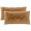 vidaXL Coussin avec oreiller HEERLEN 6 pi&egrave;ces Taupe Fleece PV