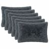 vidaXL Coussin avec oreiller HEERLEN 6 pi&egrave;ces Anthracite Fleece PV