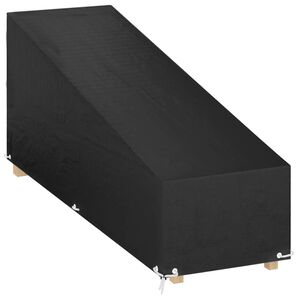 vidaXL Housse de chaise longue 12 &oelig;illets 200x65x35/60 cm poly&eacute;thyl&egrave;ne