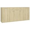 vidaXL Buffet Ch&ecirc;ne sonoma 160x36x75 cm Bois d'ing&eacute;nierie