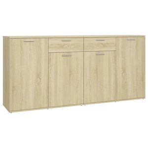 vidaXL Buffet Ch&ecirc;ne sonoma 160x36x75 cm Bois d'ing&eacute;nierie