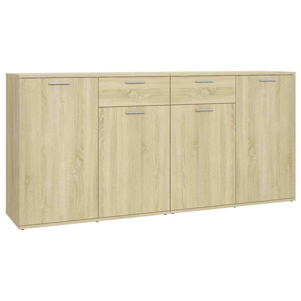 vidaXL Buffet Ch&ecirc;ne sonoma 160x36x75 cm Bois d'ing&eacute;nierie
