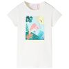 T-shirt pour enfants &eacute;cru 128
