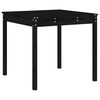 vidaXL Ensemble à manger de jardin 5pcs noir bois massif de pin
