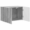vidaXL Meuble TV mural Gris Sonoma 59,5 x 31 x 40 cm Bois d'ing&eacute;nierie