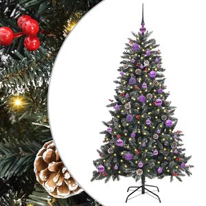 vidaXL Sapin de No&euml;l artificiel Vert 150 cm PVC, plastique et acier