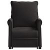 vidaXL Fauteuil de massage Noir Tissu