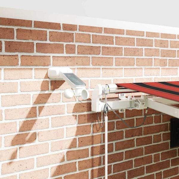 vidaXL Auvent R&eacute;tractable Orange et marron 450 &times; 300 cm