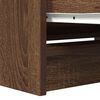 vidaXL Meuble TV ch&ecirc;ne marron 80x35x54 cm bois d'ing&eacute;nierie