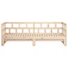 vidaXL Lit coulissant sans matelas bois de pin massif 2x(90x200) cm
