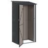 vidaXL Cabanons de jardin Anthracite 103 x 74 x 200 cm M&eacute;tал