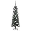 vidaXL Sapin de No&euml;l artificiel Vert 120 cm PVC, plastique et acier
