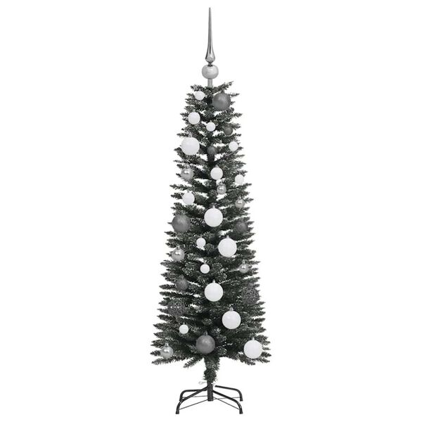 vidaXL Sapin de No&euml;l artificiel Vert 120 cm PVC, plastique et acier