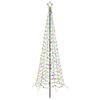 vidaXL Sapin de No&euml;l LED en spirale avec piquet EKENAS 250 cm 370 LED