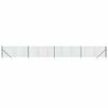 vidaXL Cl&ocirc;ture en treillis m&eacute;tallique et piquet d'ancrage vert 1,1x10m