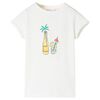 T-shirt pour enfants &eacute;cru 104