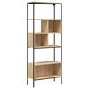 vidaXL Biblioth&egrave;que 5 niveaux ch&ecirc;ne sonoma 76x33x188,5 cm