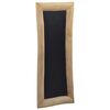 vidaXL Tableau noir 3 pcs 30x70 cm Bois de teck solide