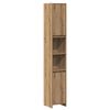 vidaXL Armoire de salle de bain ch&ecirc;ne artisanal 30x30x183,5 cm
