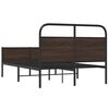 vidaXL Cadre de lit sans matelas 120x200 cm ch&ecirc;ne marron