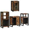 vidaXL Ensemble de mobilier de salle de bain 4 pi&egrave;ces Multicolore