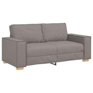 vidaXL Canap&eacute; 2 places Taupe 180x78x84 cm Tissu