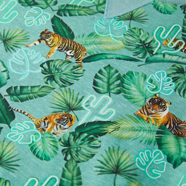 Sweatshirt pour enfants m&eacute;lange vert clair 92