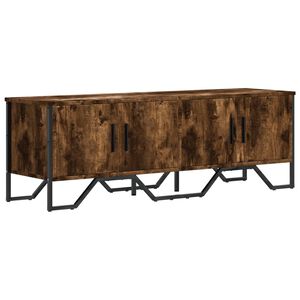 vidaXL Meuble TV ch&ecirc;ne fum&eacute; 122x34x41 cm bois d'ing&eacute;nierie