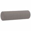 vidaXL Canapé 3 places avec oreillers décoratifs taupe 180 cm tissu