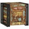 vidaXL Bo&icirc;te de rangement Marron et Noir 40 x 40 x 40 cm