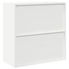 vidaXL Armoire de rangement Blanc 90 x 40 x 90 cm Acier