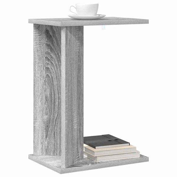 vidaXL Table d'appoint Gris Sonoma 35 x 25 x 50 cm Bois d'ing&eacute;nierie