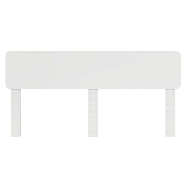 vidaXL T&ecirc;te de lit Blanc 180 cm Bois d'ing&eacute;nierie