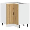 vidaXL Armoire d'angle de cuisine Lucca ch&ecirc;ne artisanal